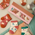 Coffret 5 paires de chaussettes 0-9 mois