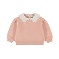 Sweat col broderie 60358