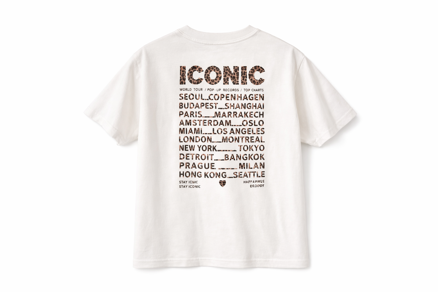 T-shirt ICONIC léopard 26236