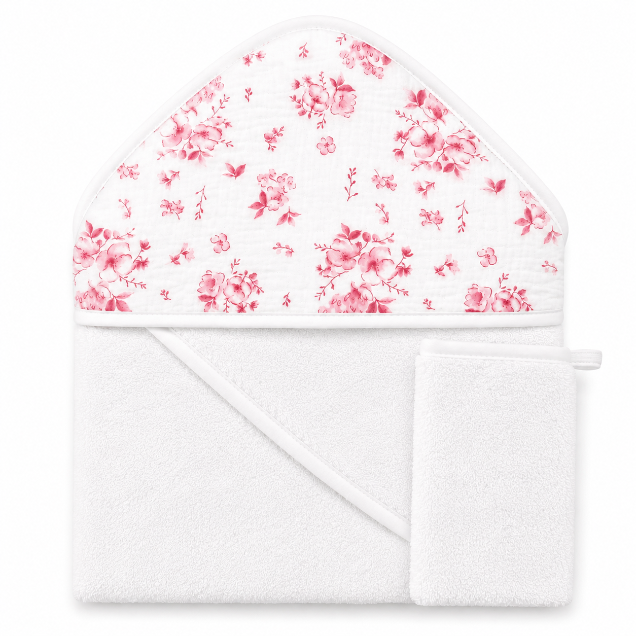 Cape de bain & gant de toilette