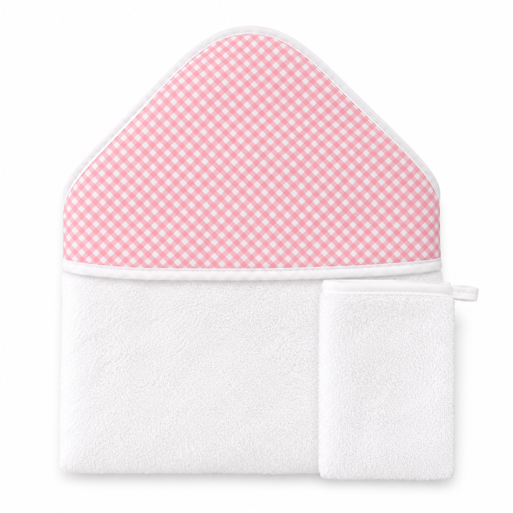 Cape de bain & gant de toilette