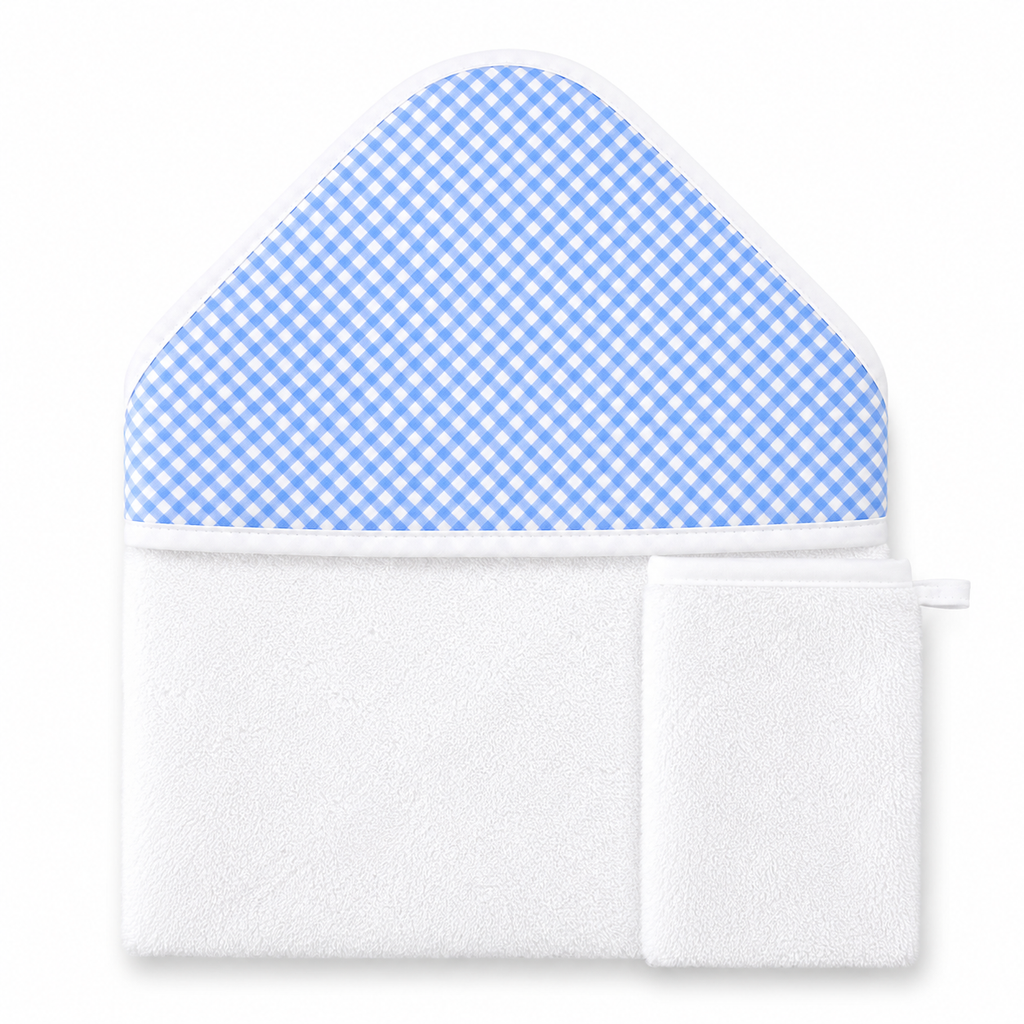 Cape de bain & gant de toilette