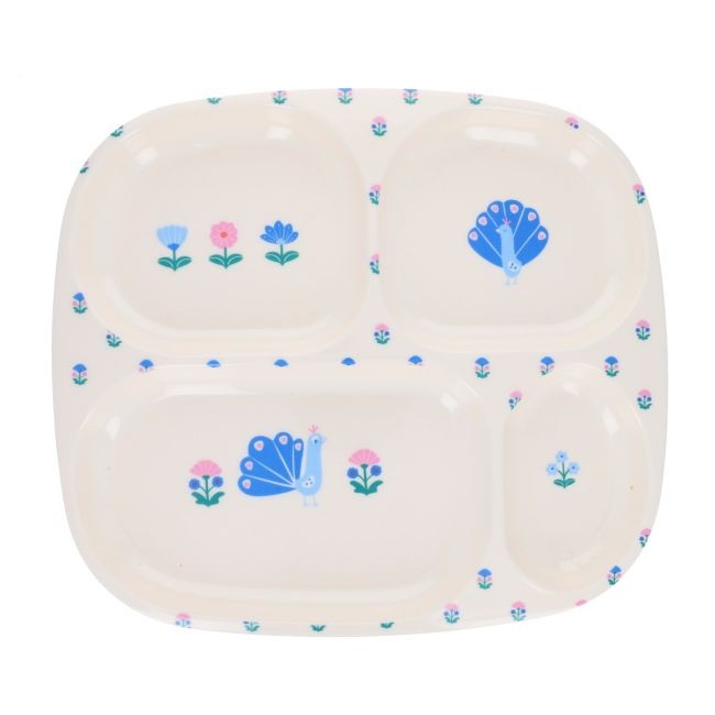 Assiette à compartiments Joli Paon