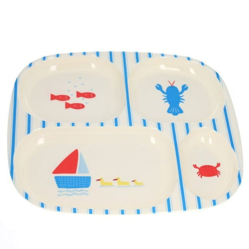 Assiette à compartiments - Petit Matelot