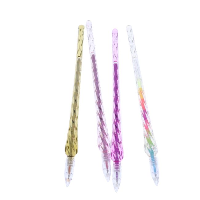 Lot de 4 stylos cristal