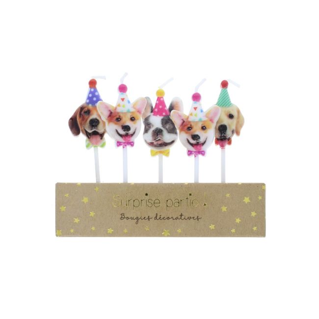 Bougies d'anniversaire Chiens