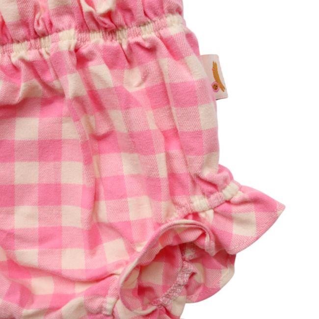 Bloomer vichy rose 6-12 mois