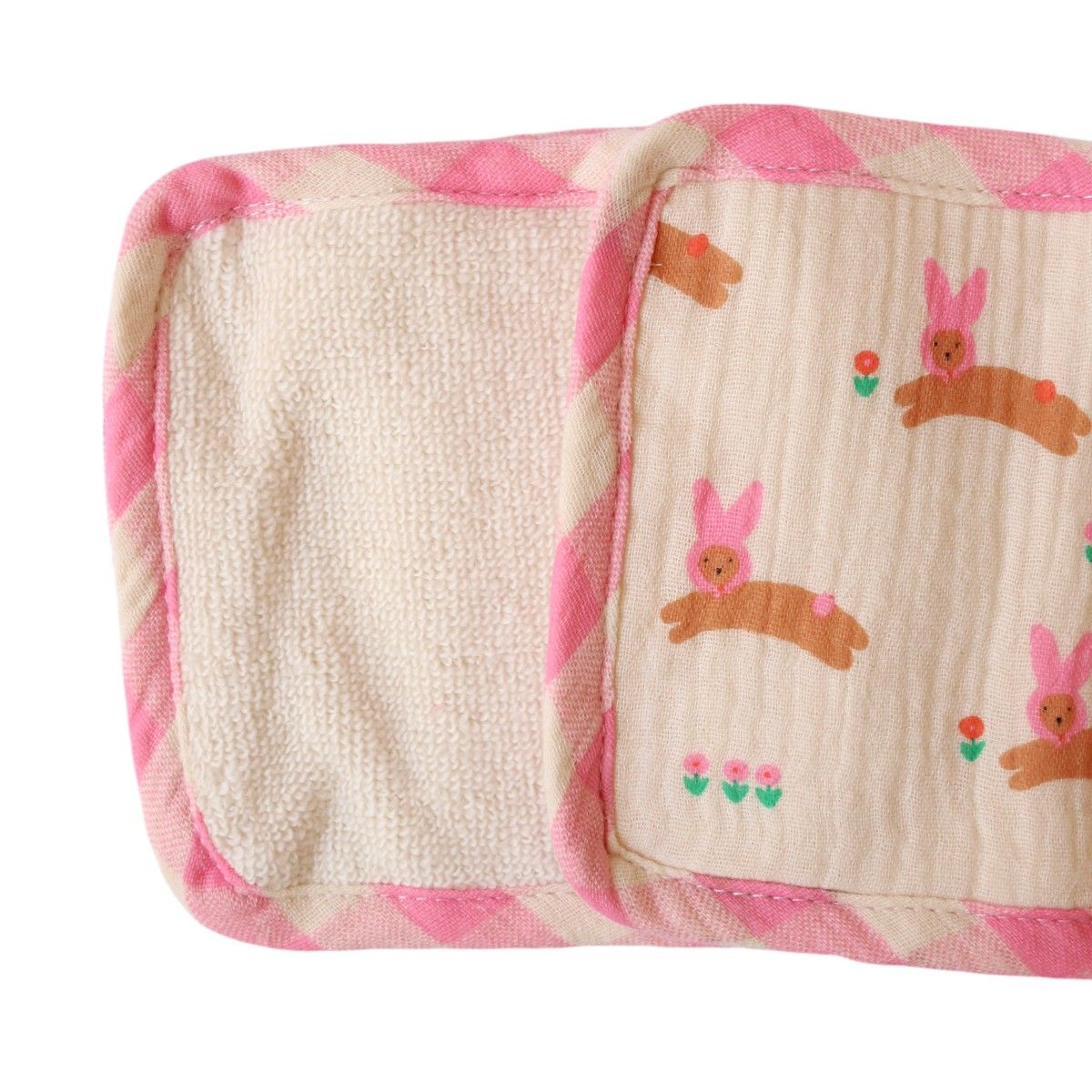 Lot de lingettes lavables éponge-Chichi pompon