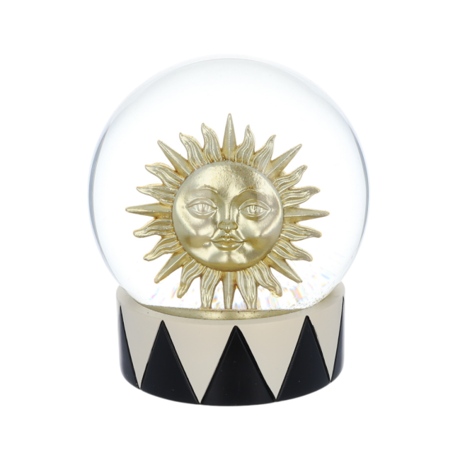Boule à neige lune et soleil