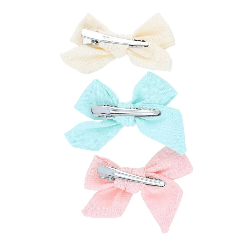 Lot de barrettes noeud