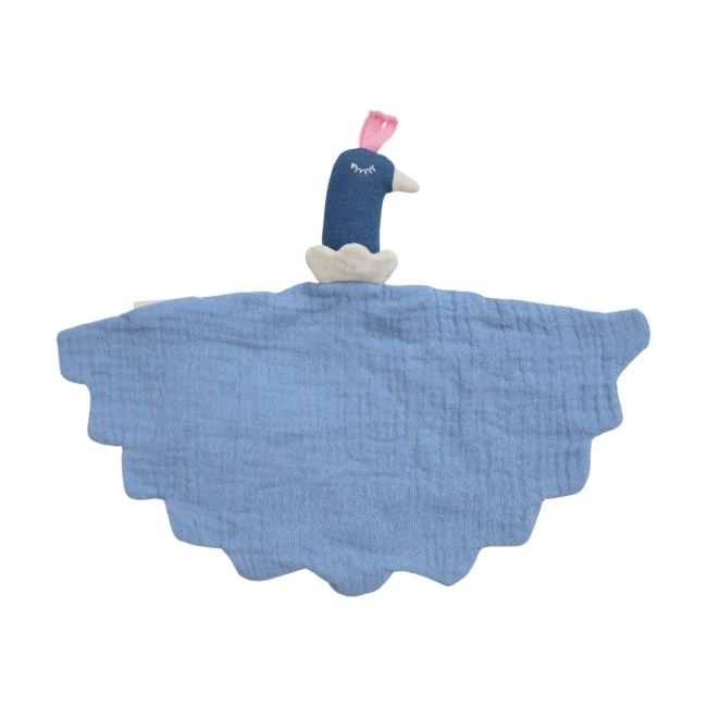 Doudou plat paon