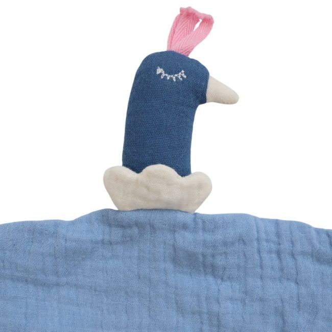 Doudou plat paon
