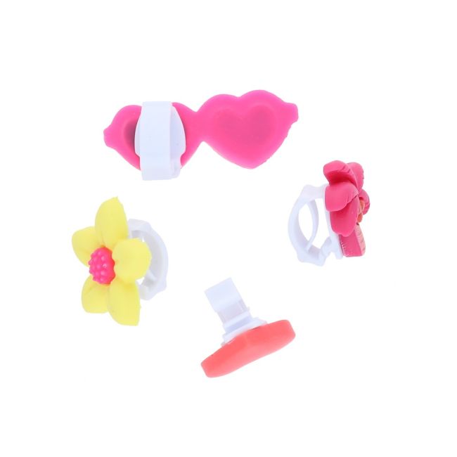 Lot clips à lacets soleil