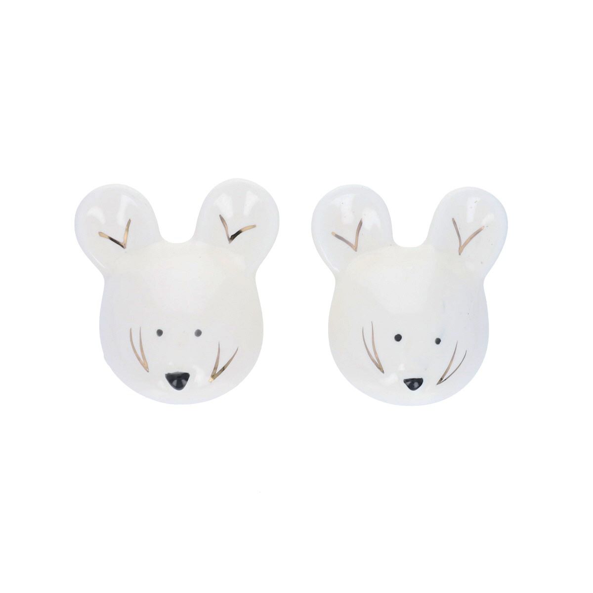 Lot de 2 patères Petites souris