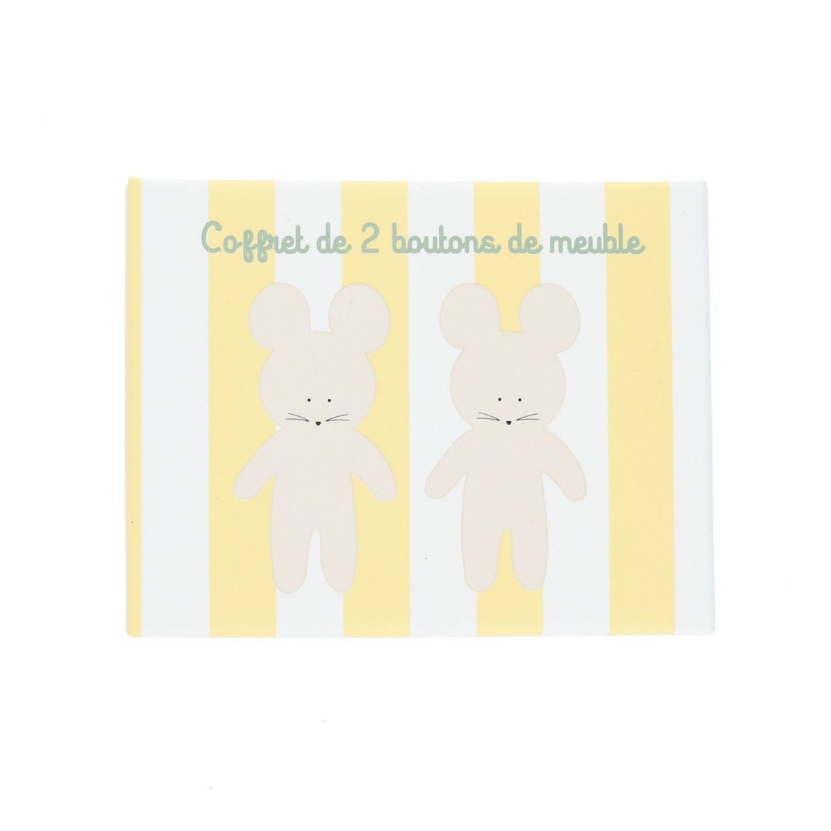 Lot de 2 boutons de meuble Petites souris