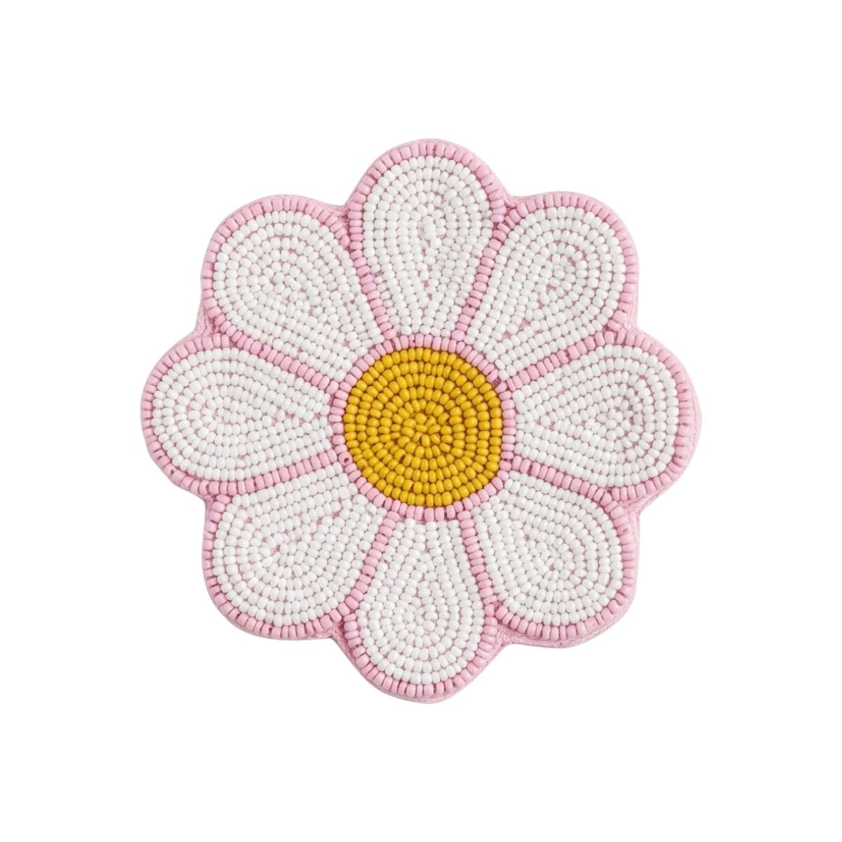 Porte-monnaie perles marguerite