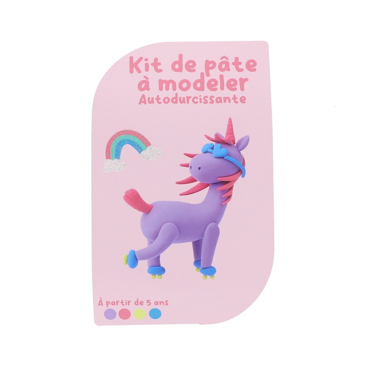 Kit pâte à modeler autodurcissante Licorne