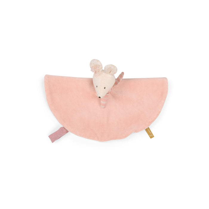 Doudou souris rose