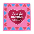 Jeu de morpion cœurs roses et bleus