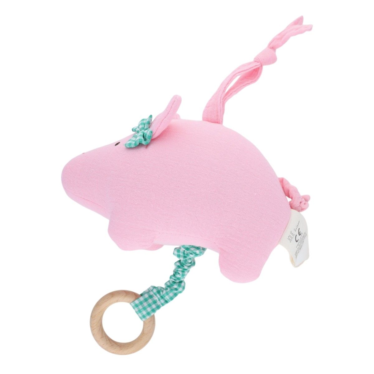 Peluche musicale cochon
