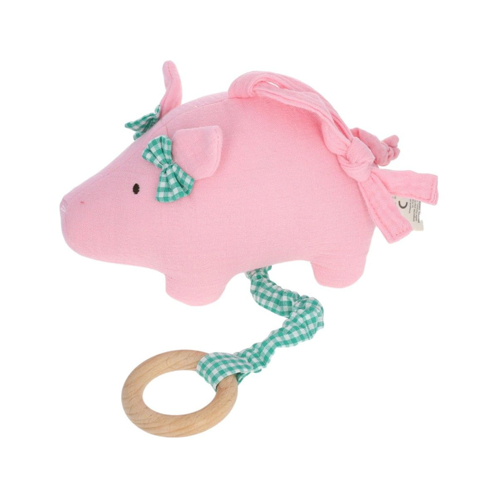 Peluche musicale cochon