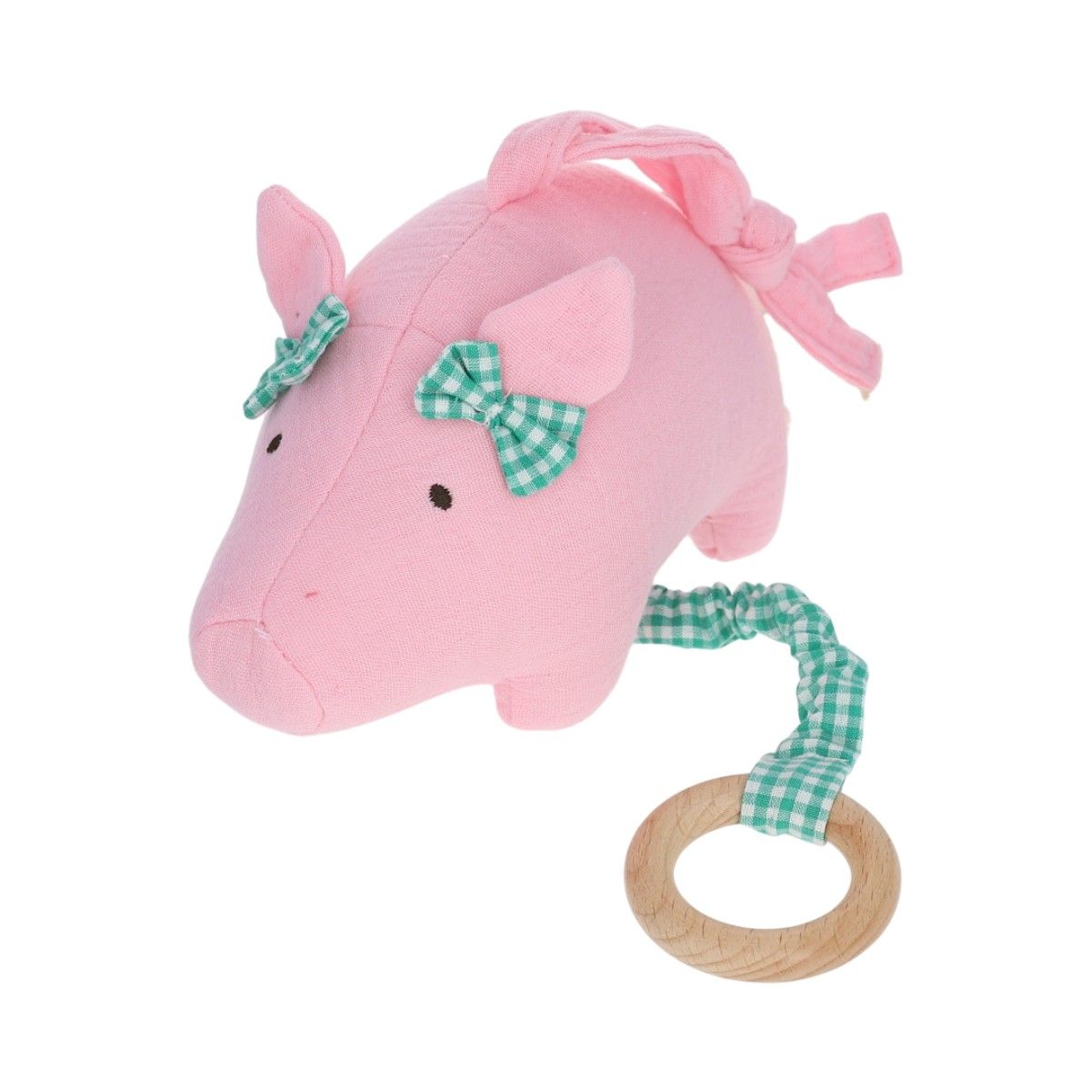 Peluche musicale cochon