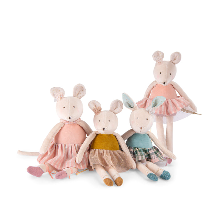 Petite peluche Souris rose