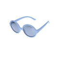 Lunettes rondes bleu