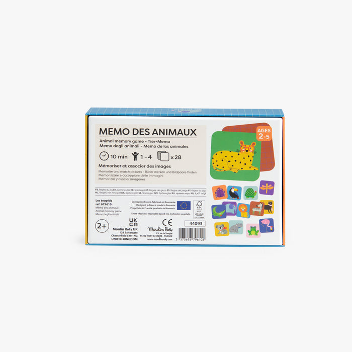 Mémo des animaux
