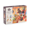 4 mini puzzles Une belle journée