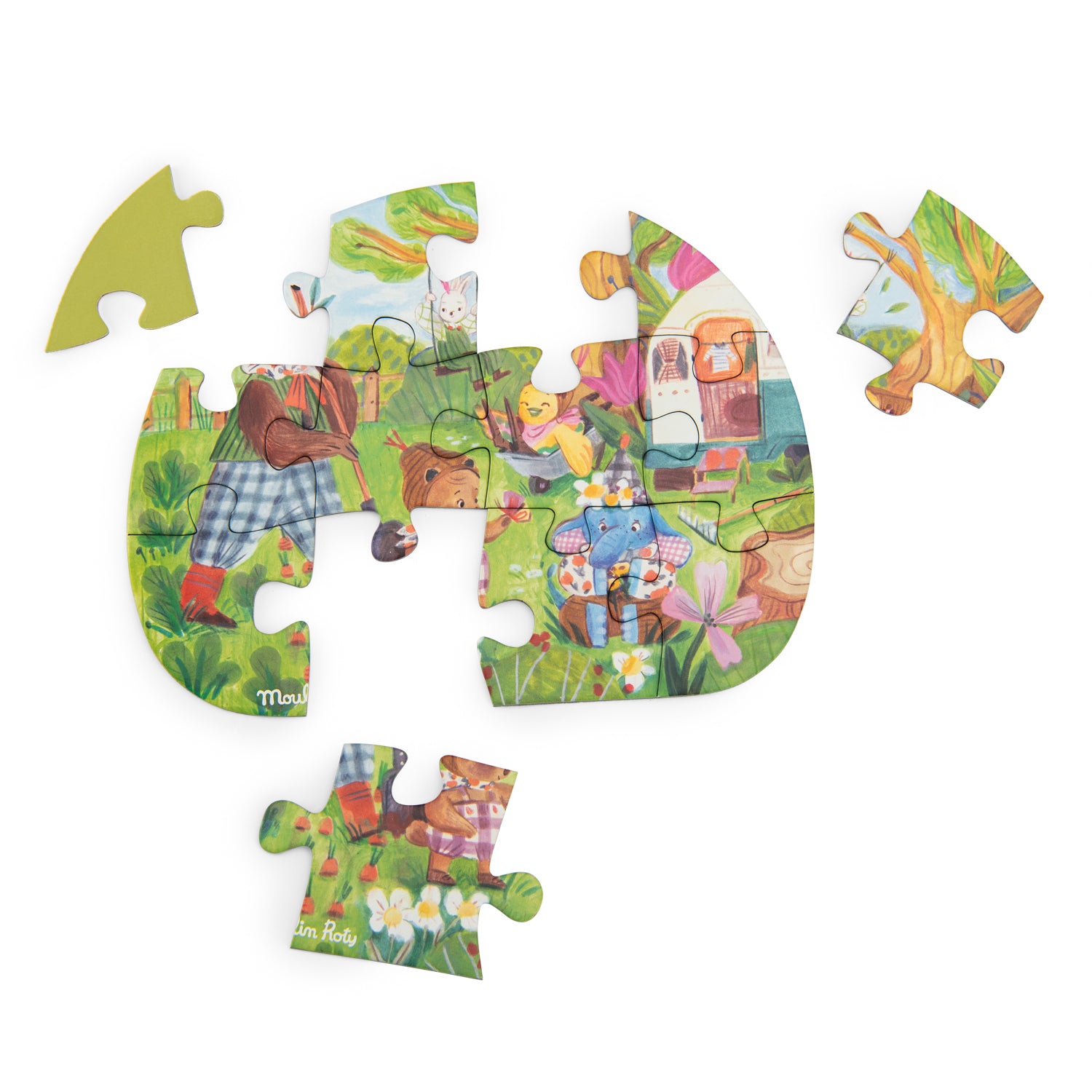 4 mini puzzles Une belle journée