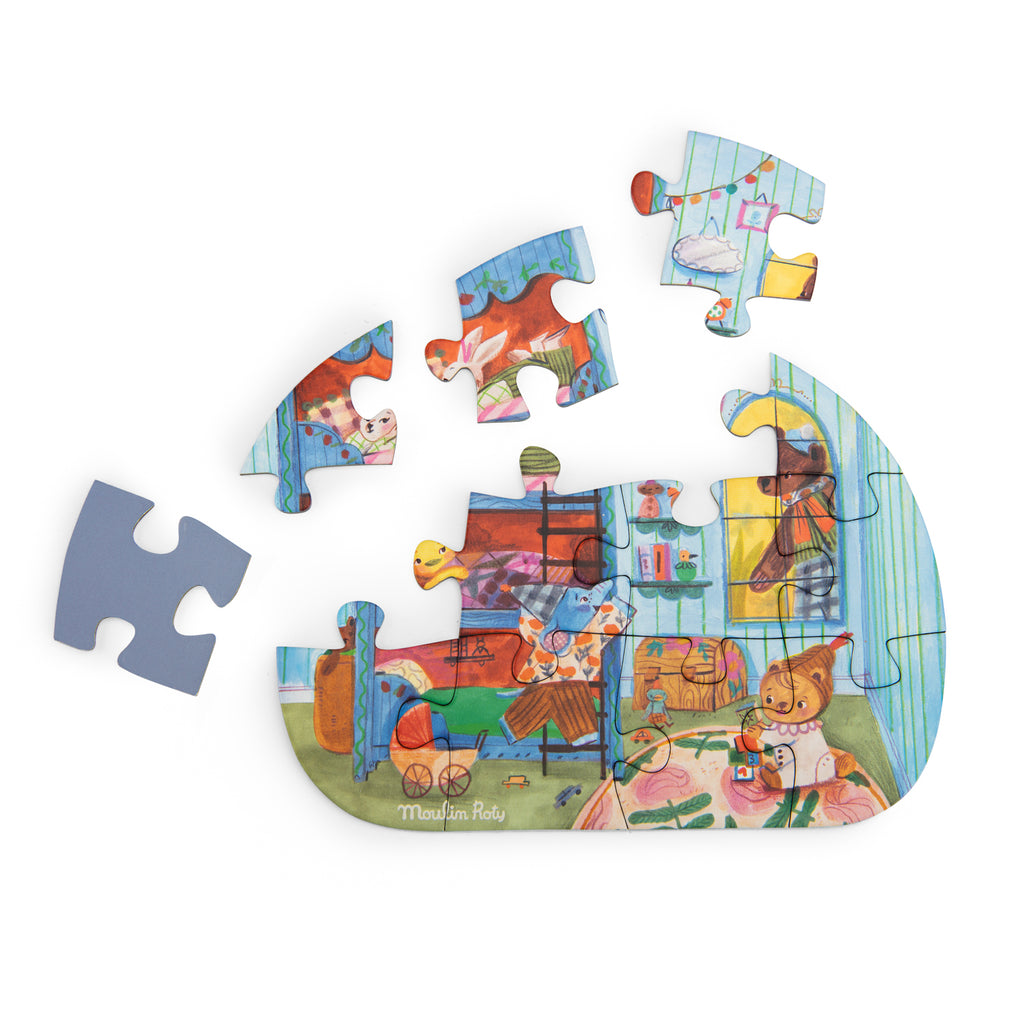4 mini puzzles Une belle journée