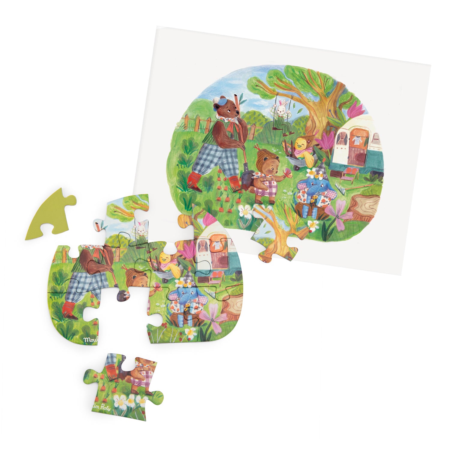 4 mini puzzles Une belle journée