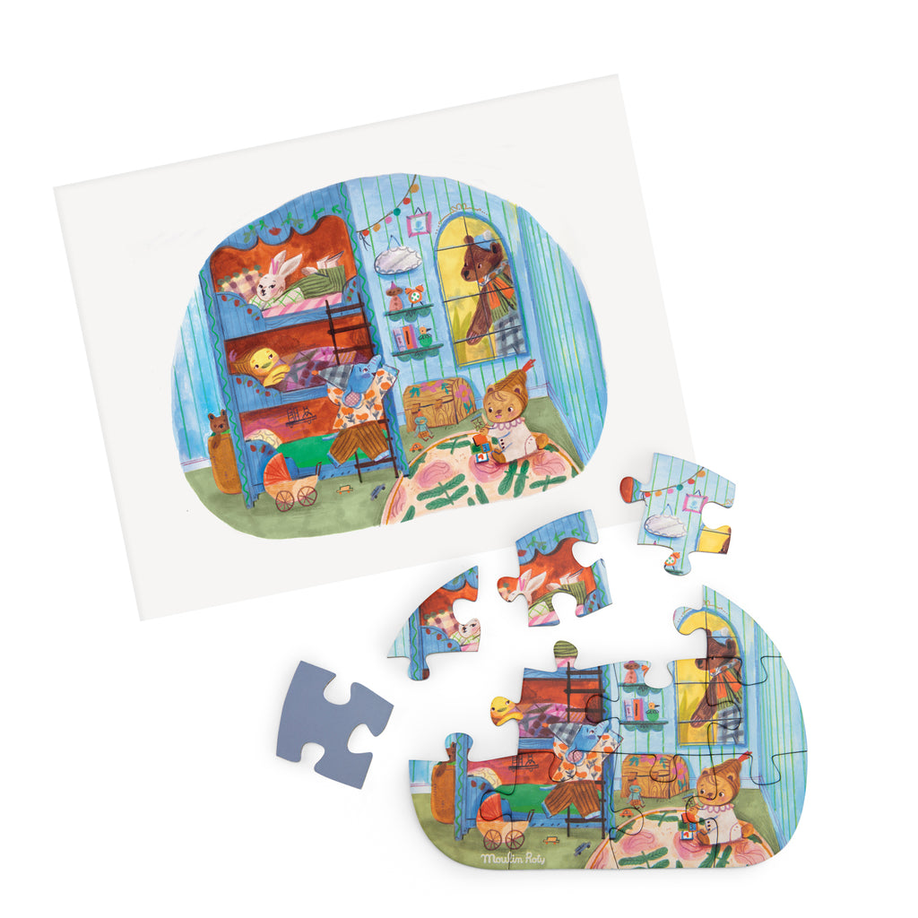 4 mini puzzles Une belle journée