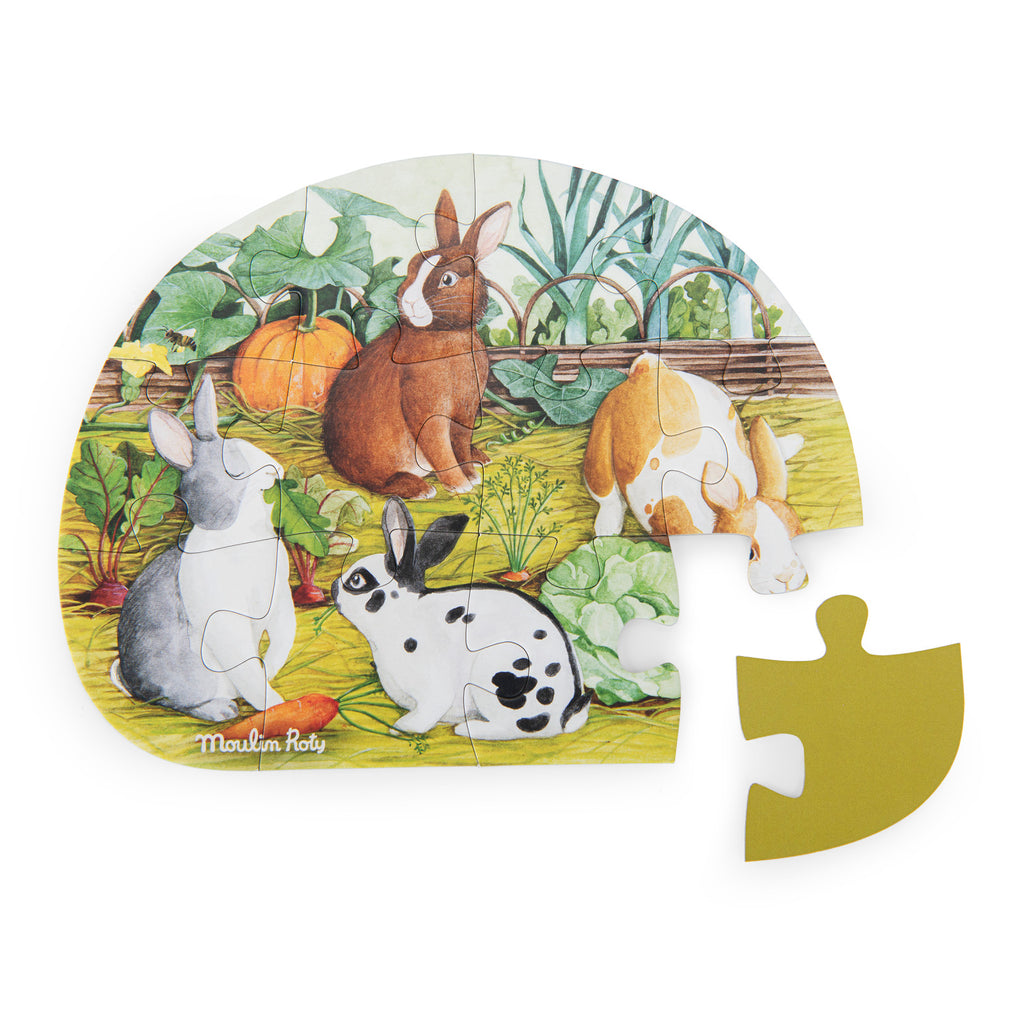 4 mini puzzles des animaux