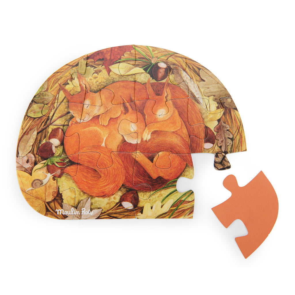 4 mini puzzles des animaux