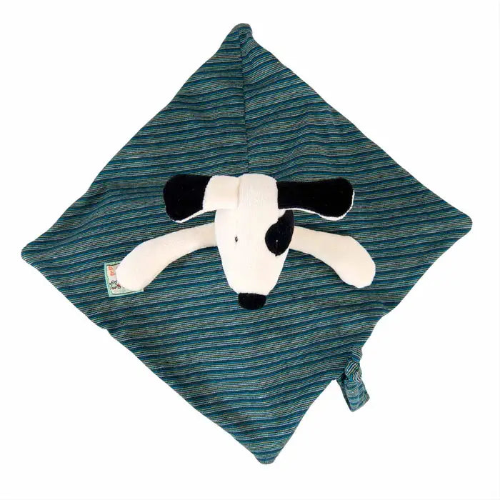 Doudou bleu Julius le chien