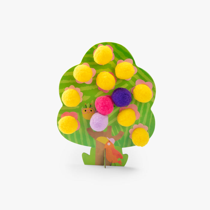 Activité pompons arbres