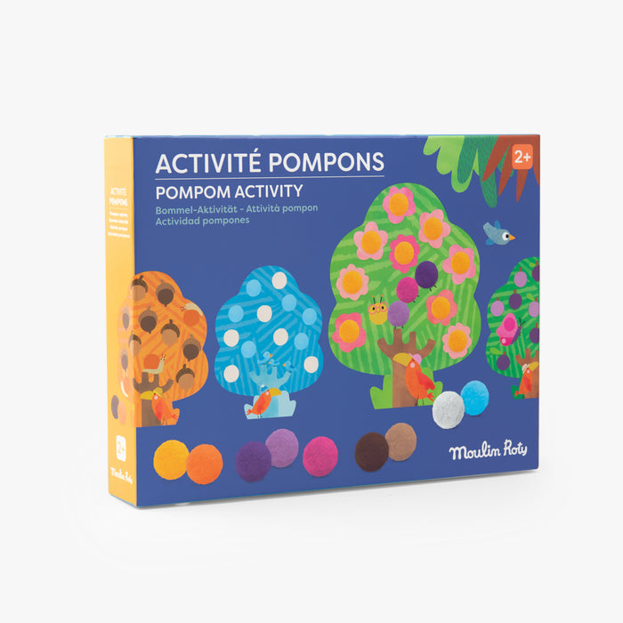 Activité pompons arbres