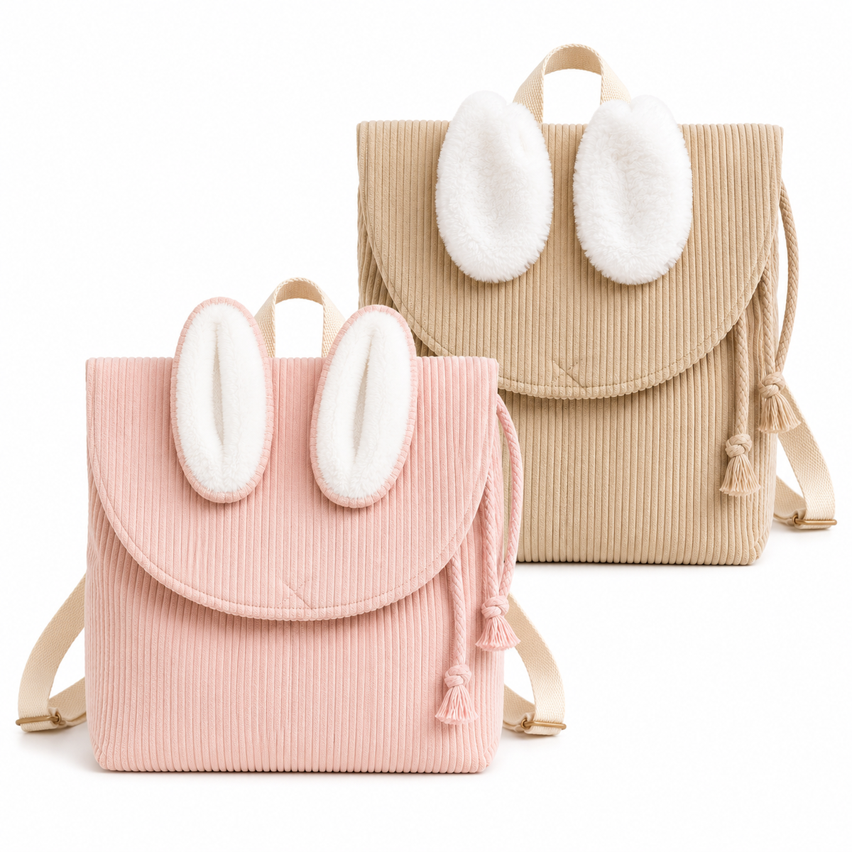 Sac à dos velours lapin MC234