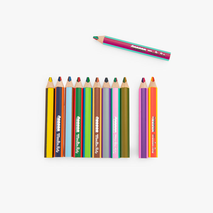 Set de crayons bicolores