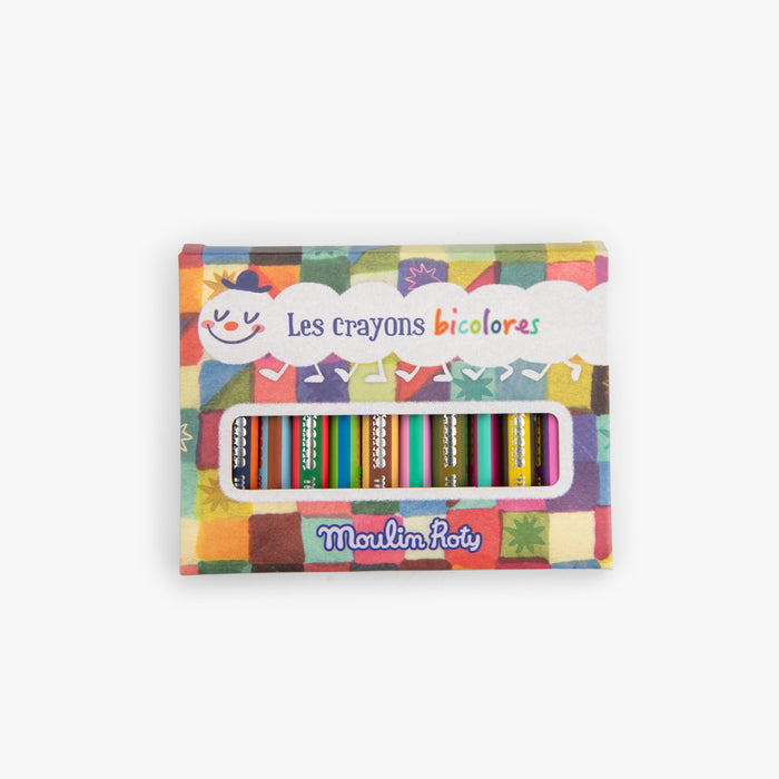 Set de crayons bicolores