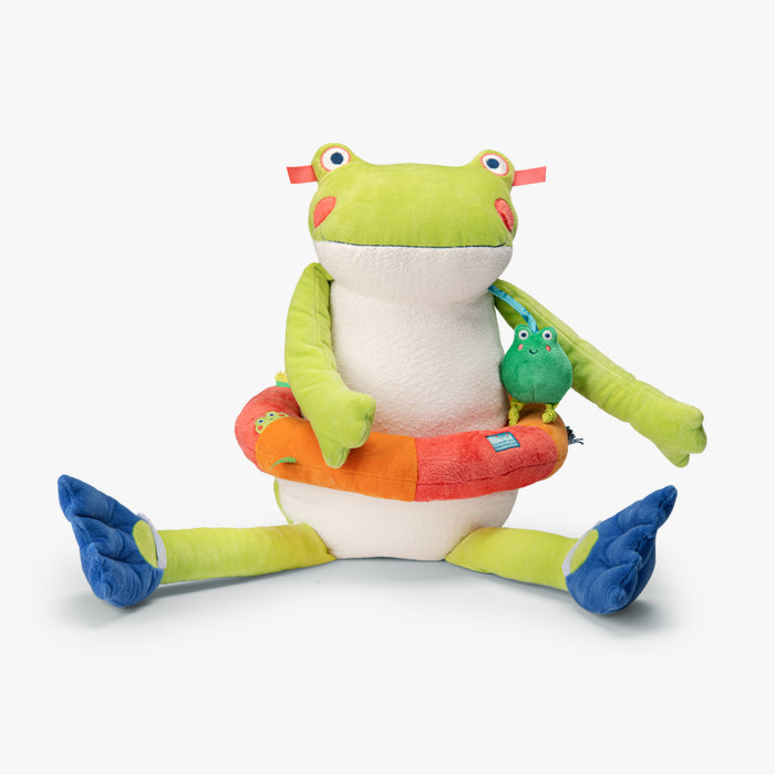Peluche géante grenouille