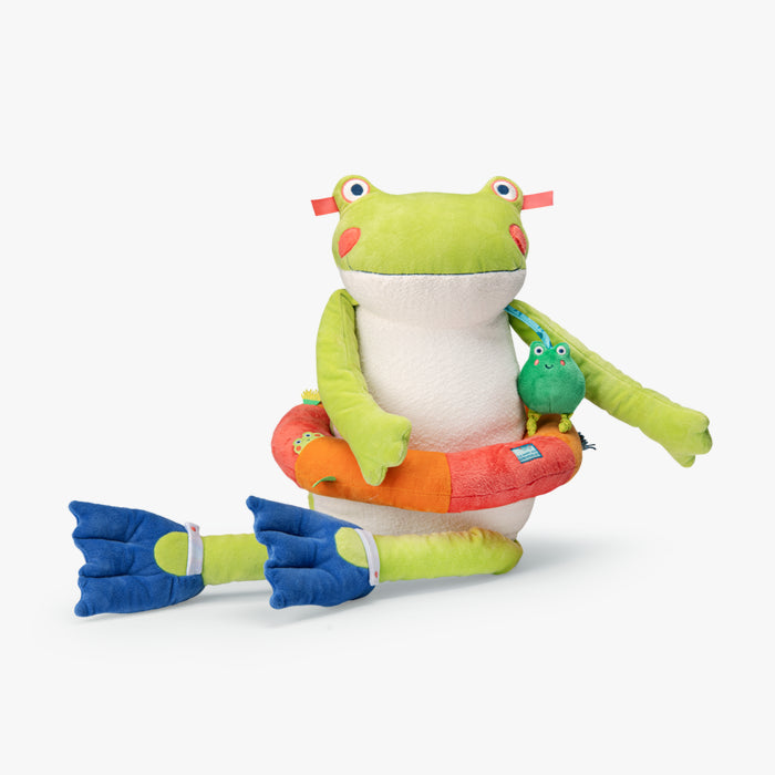 Peluche géante grenouille