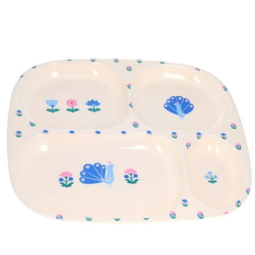 Assiette à compartiments Joli Paon