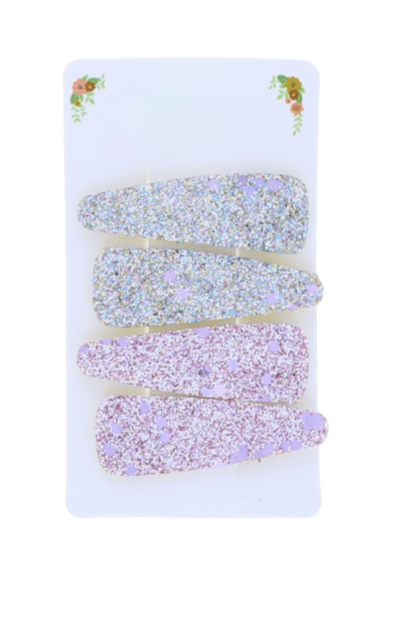 Lot de 4 barrettes strass