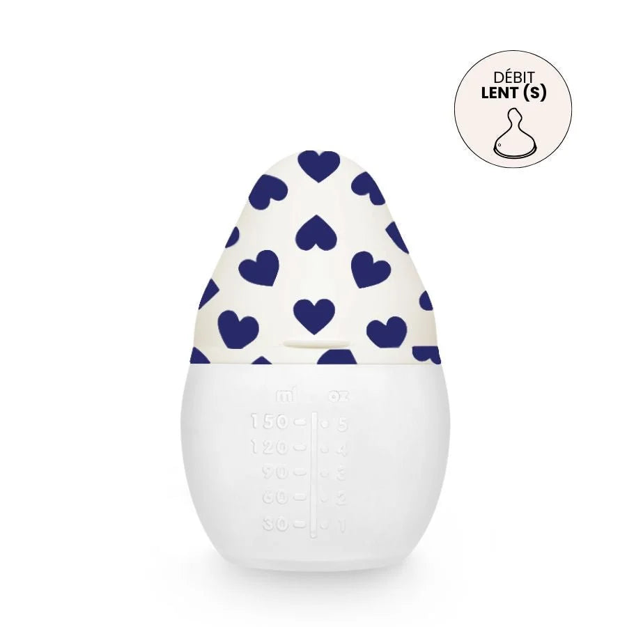 Biberon Élhée 150 ml Full of Love Blue