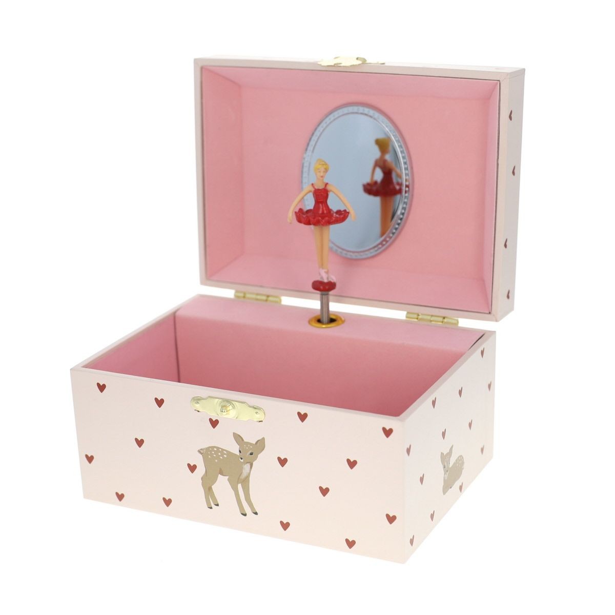 Boite à bijoux musicale biche