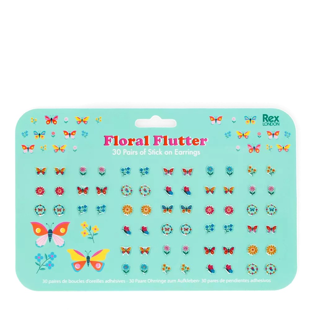 Boucles d'oreilles collantes