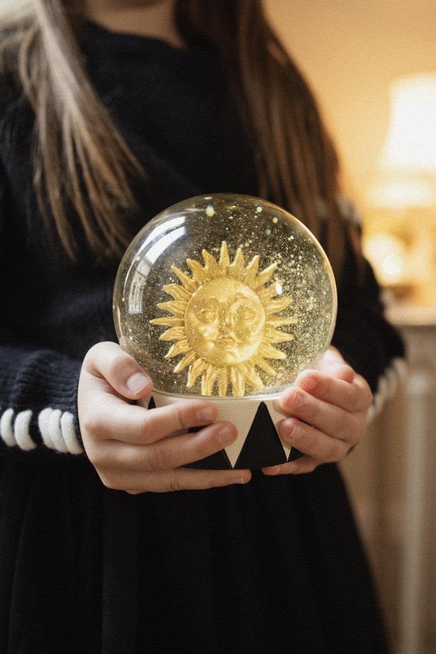 Boule à neige lune et soleil